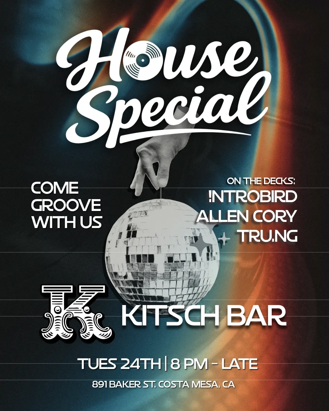 Groove W/ Us flyer