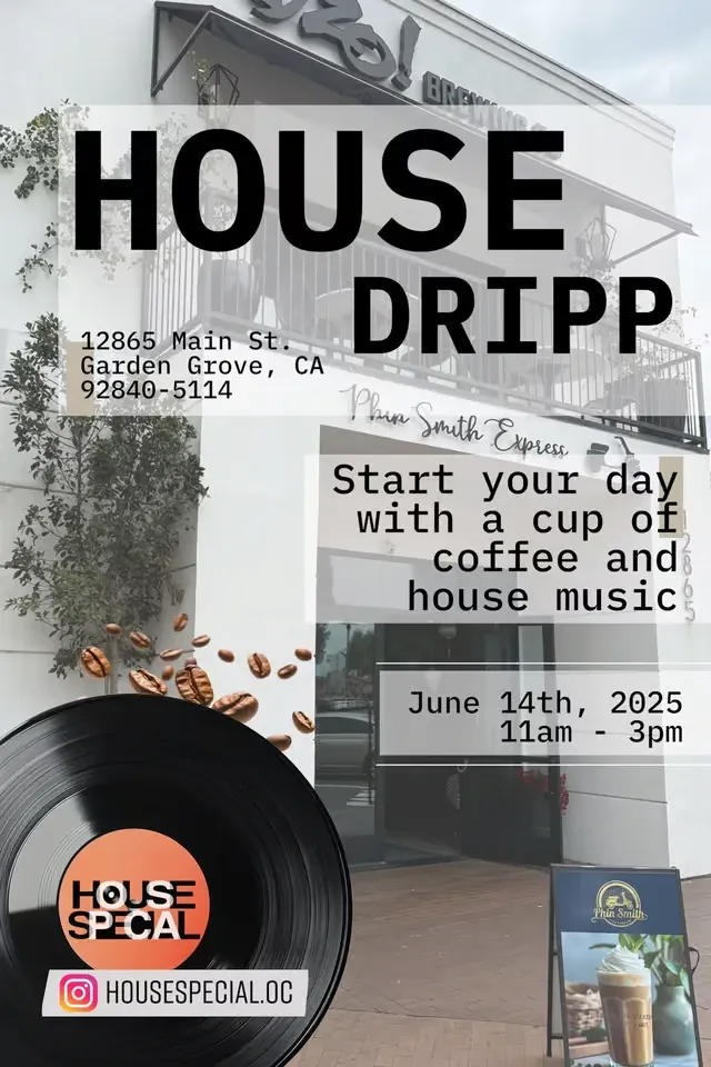House Dripp flyer